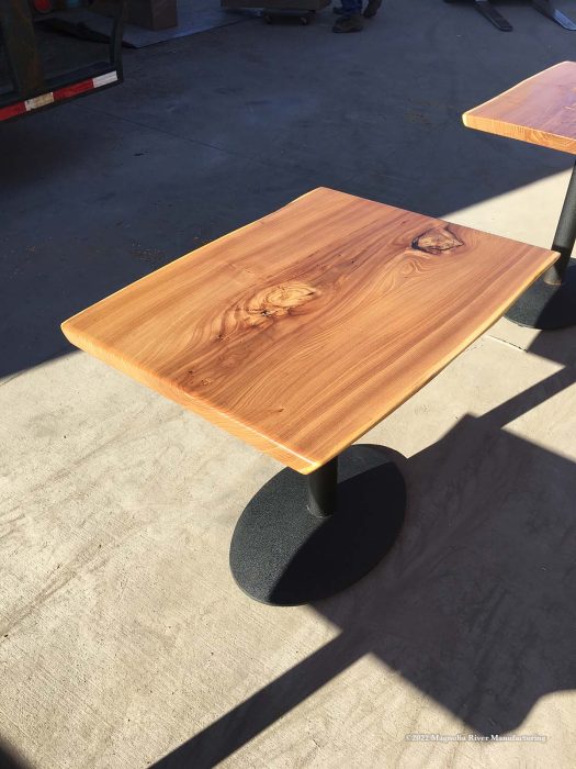 Community table, side elevation